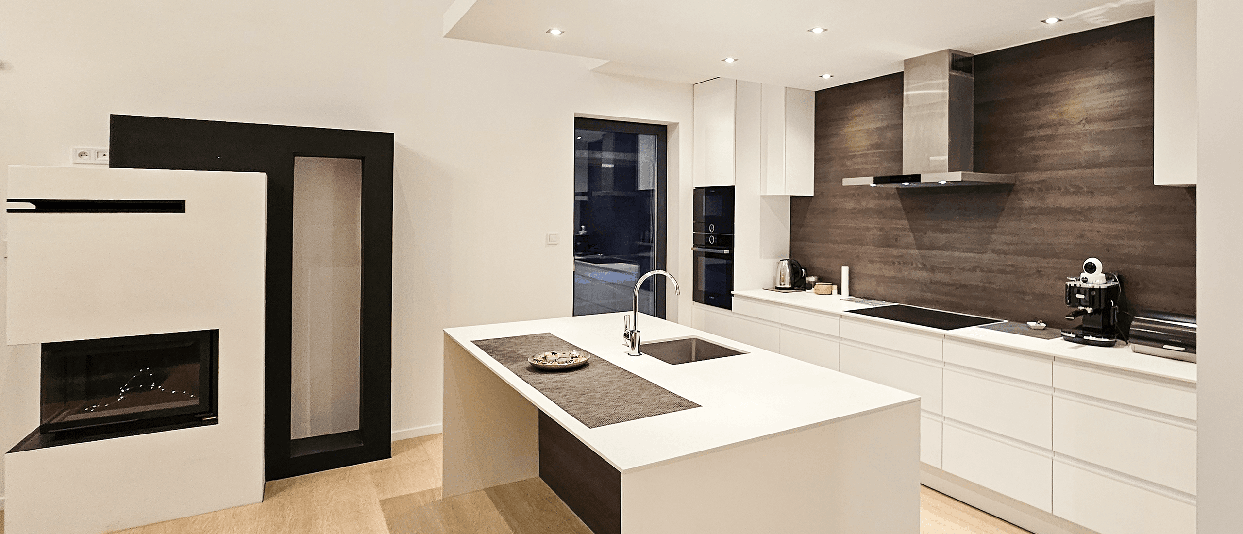 Moderní kuchyně po kompletní rekonstrukci bytu