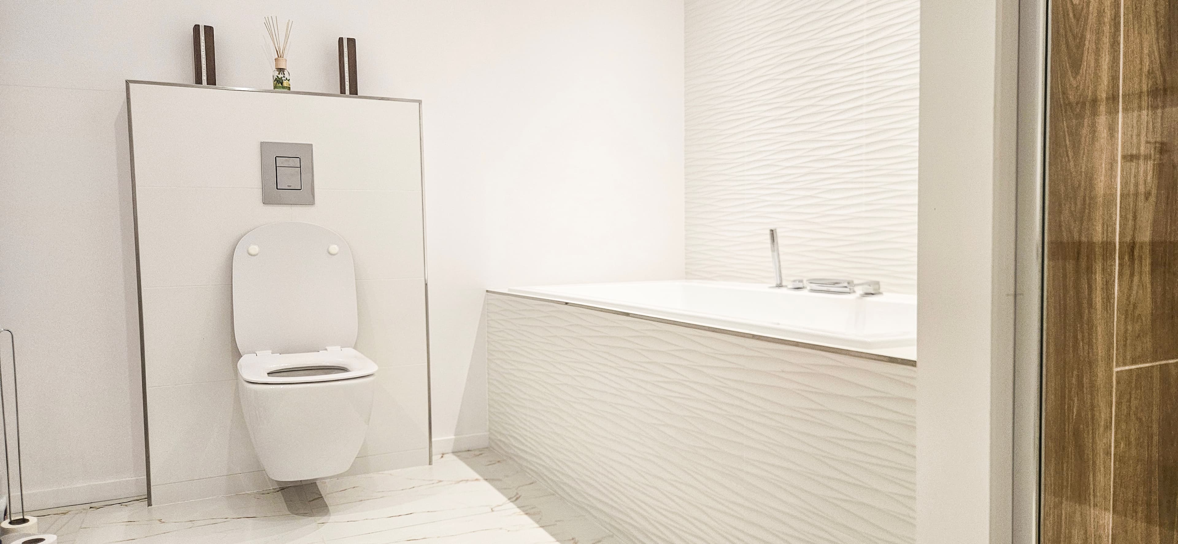 Hotová rekonstrukce koupelny a bytového jádra